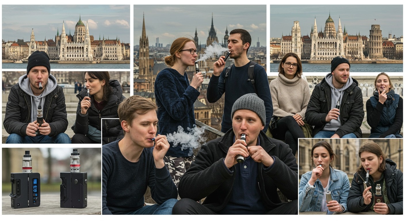 Magyarországon az e-cigaretta használata folyamatosan növekszik.