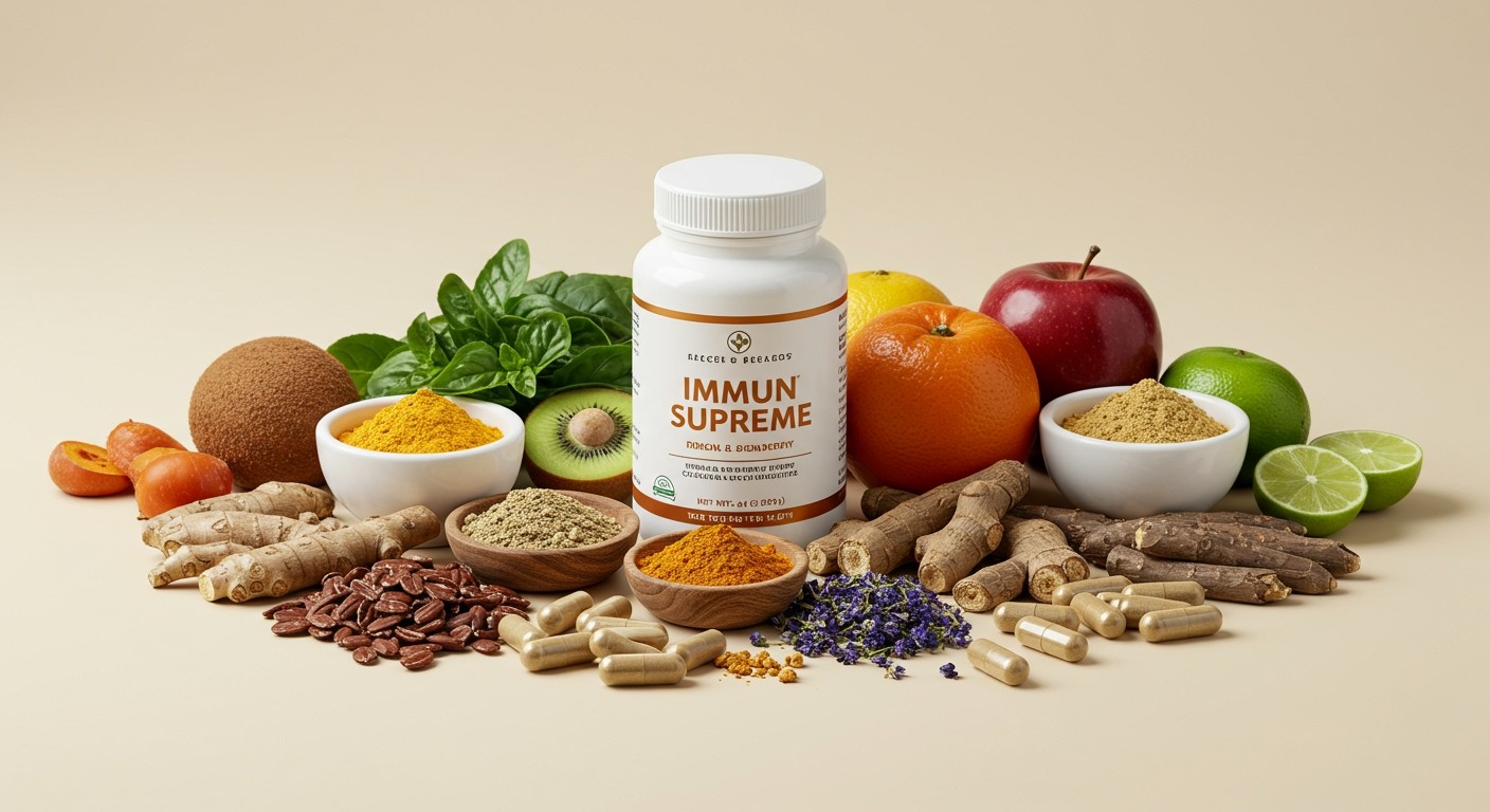 Az Immun Supreme összetevői erősítik az immunrendszert természetesen.