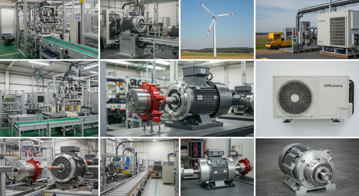 Az inverter motorok ipari és háztartási alkalmazásokban népszerűek.