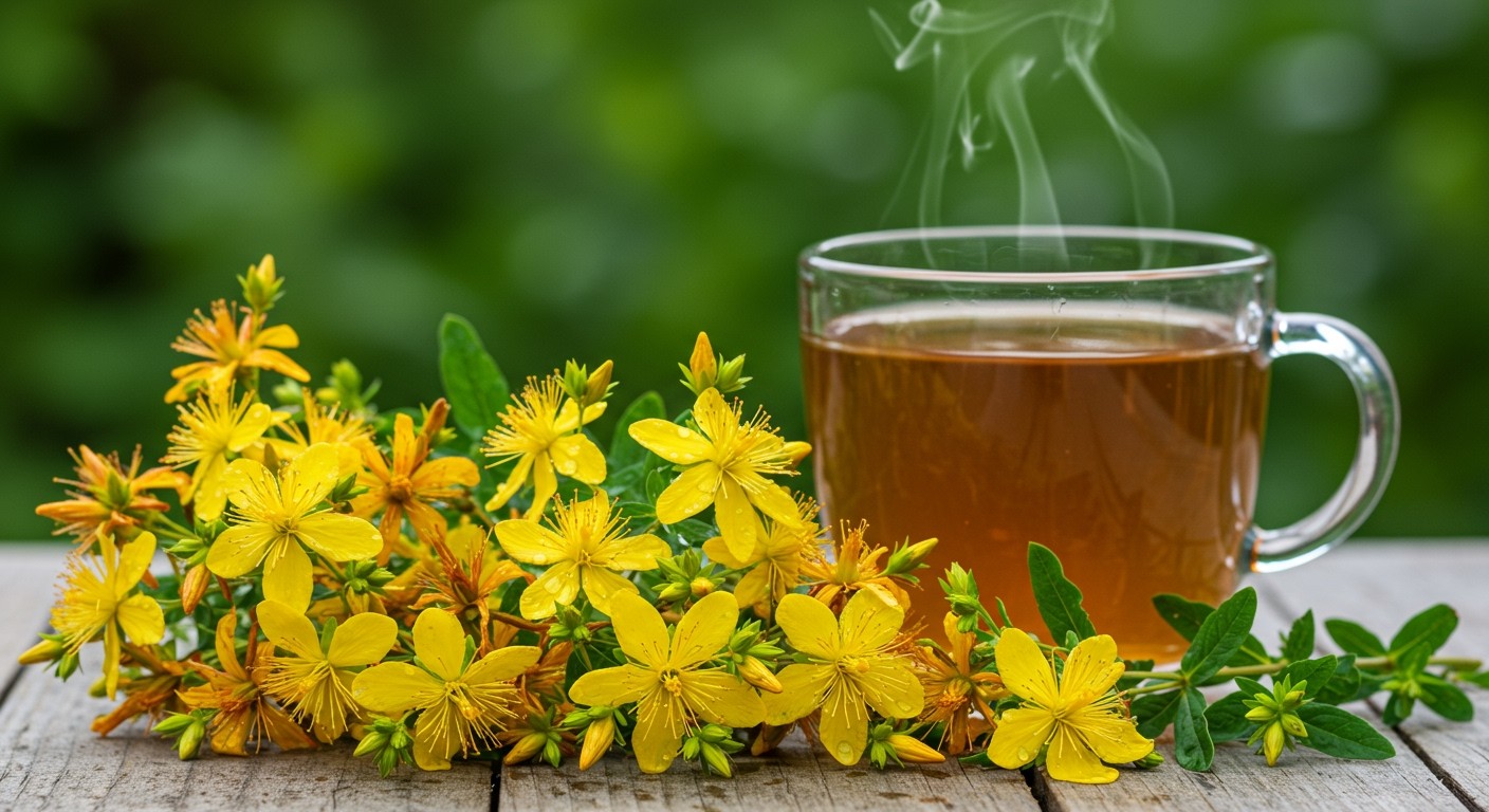 Az orbáncfű tea segíthet a depresszió kezelésében.