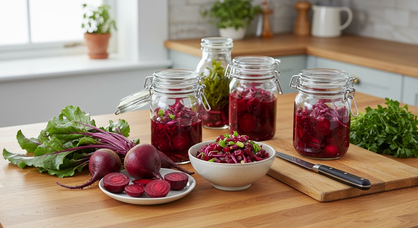 A céklalé frissen, hűtőben tárolva a legjobb.
