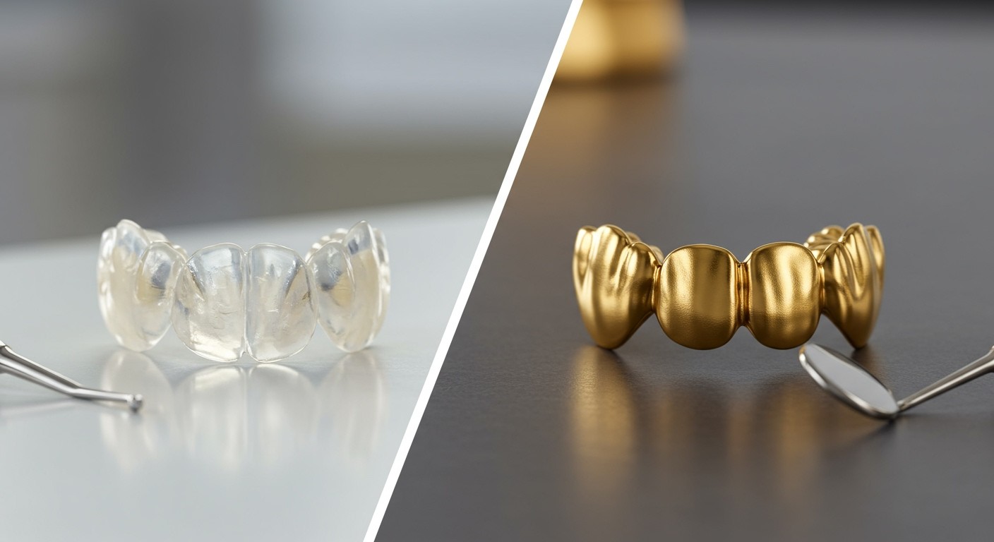 A cirkon korona esztétikusabb és tartósabb, mint az arany.