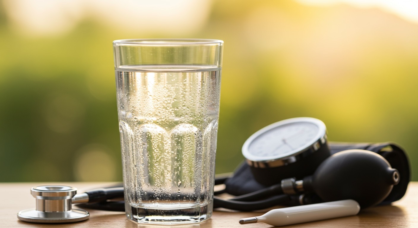 A dehidratáció emelheti a vérnyomást forró időben.