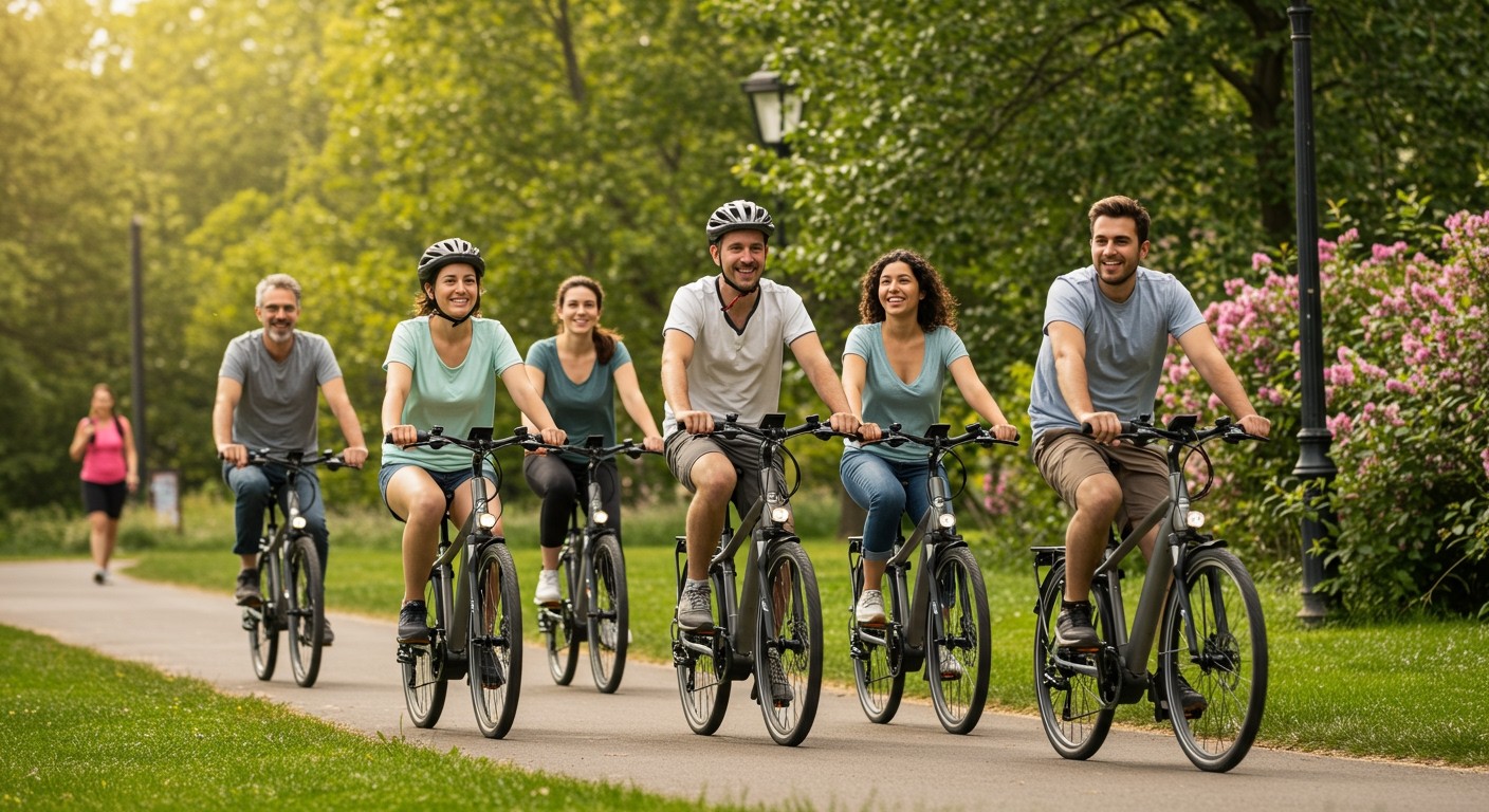 Az e-bike rendszeres használata javítja a szív egészségét.