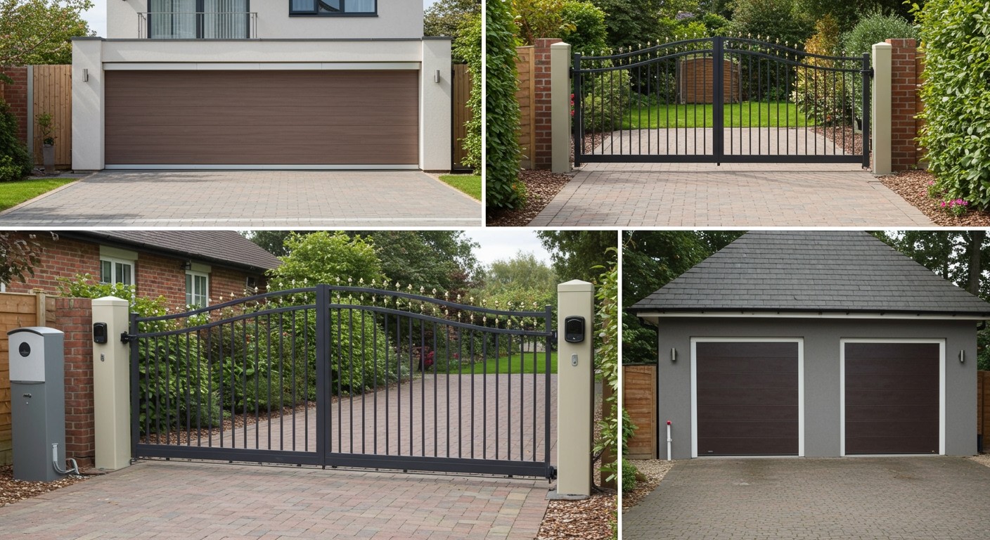 Tolókapuk helytakarékosak, szárnyaskapuk elegáns megoldások közé tartoznak.