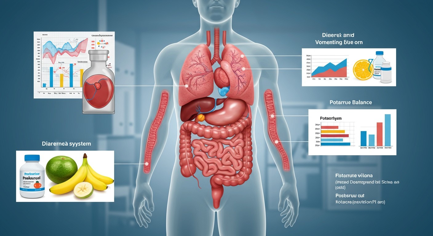 A hasmenés és hányás káliumvesztést okozhat súlyosan.