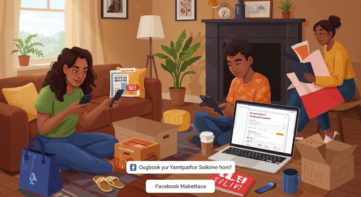 A Facebook Marketplace azonnali kapcsolódást kínál vásárlók és eladók között.