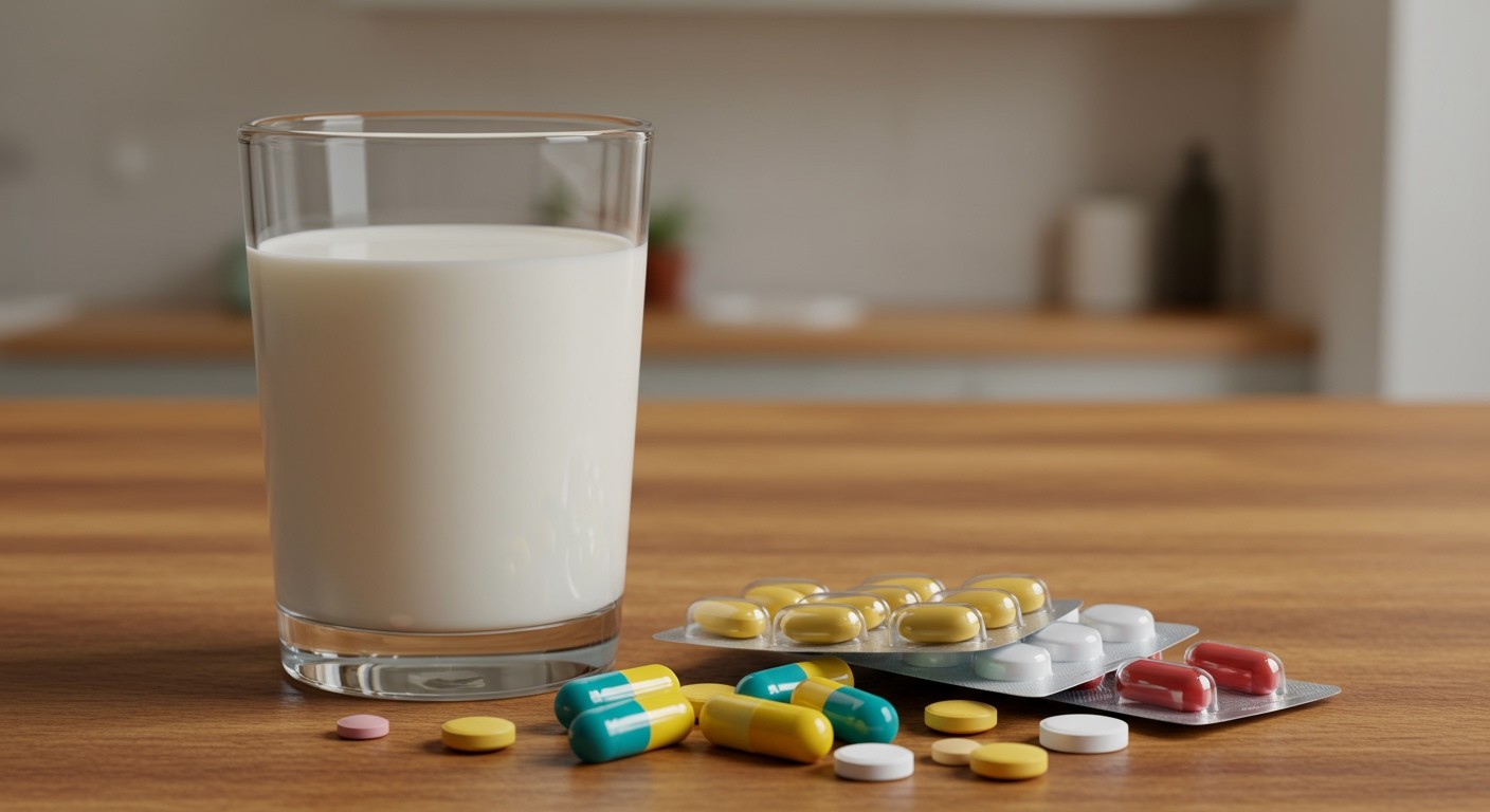 A tej csökkentheti a fájdalomcsillapítók hatékonyságát.