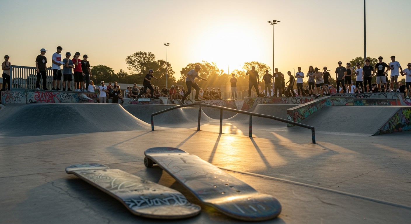 A gördeszkás események erősítik a közösségi összetartást.