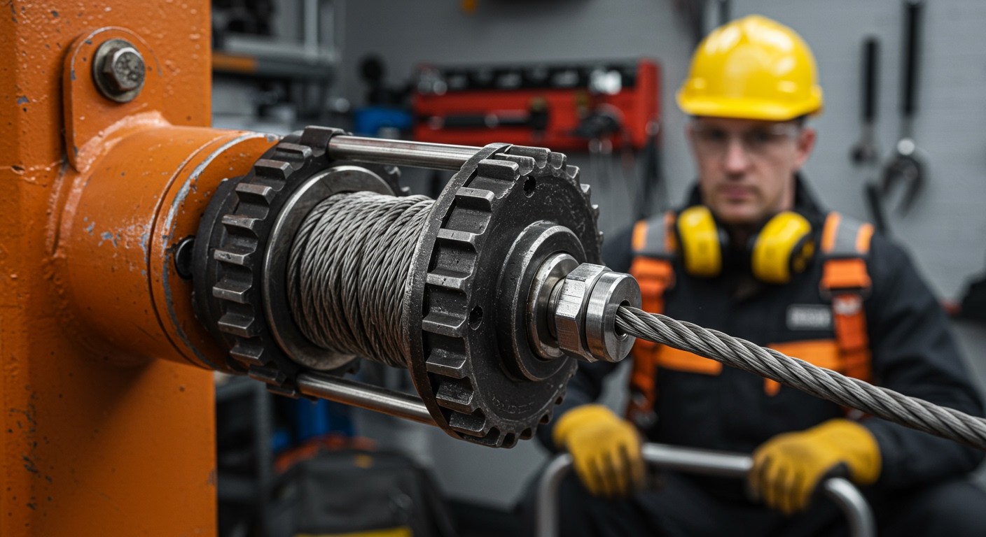 Mindig rögzítsd a csörlőt stabil felülethez használat előtt!