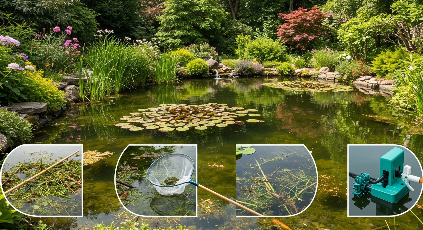 Algásodás: megfelelő vízforgatás és növényválasztás segít.