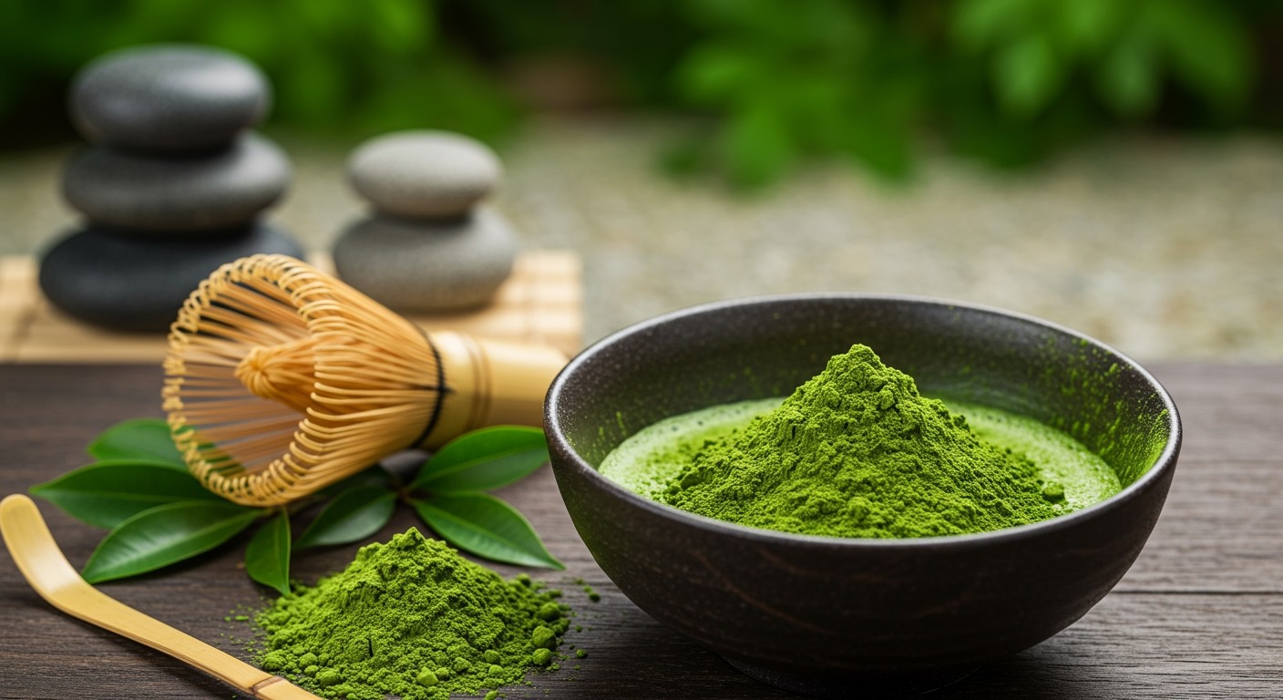 A matcha por fokozza a mentális éberséget és koncentrációt.