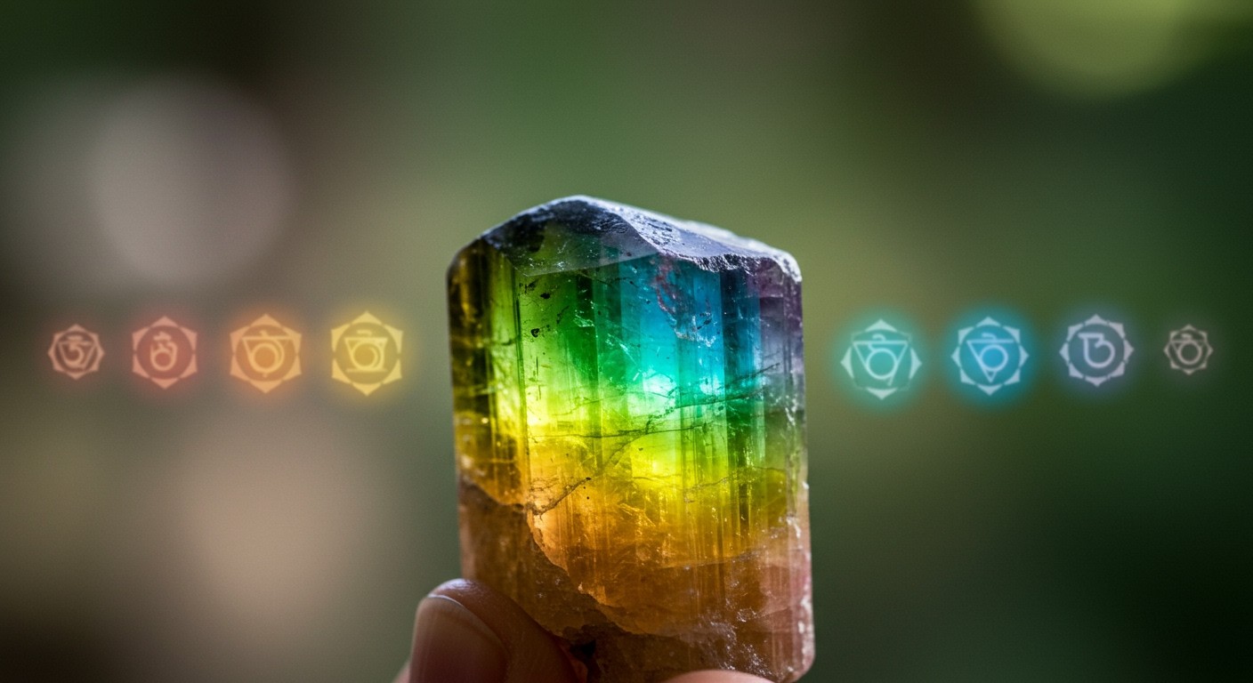 A turmalin védelmet nyújt a negatív energiák ellen.