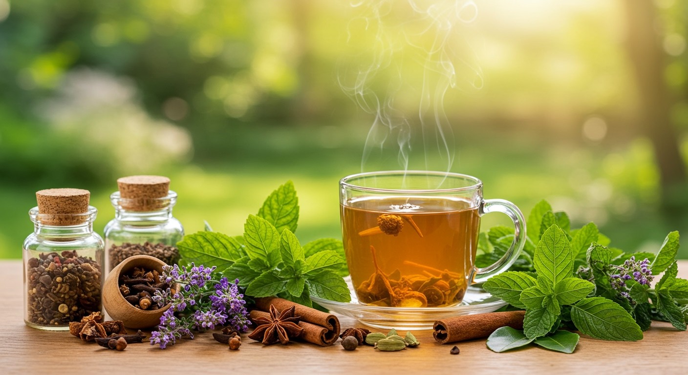 A vese egészség tea antioxidánsokat tartalmaz a méregtelenítéshez.