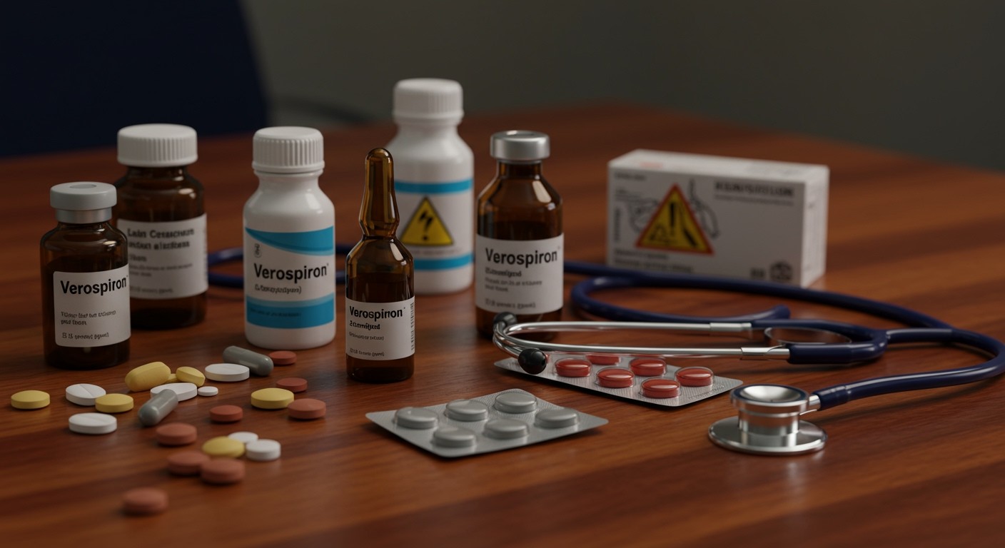 A Verospiron eritromicinnel és digoxinnal nem szedhető.