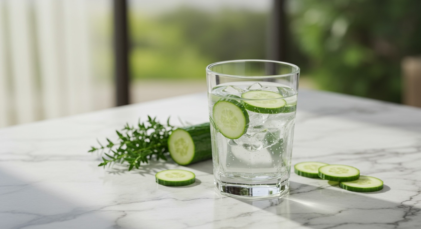 Az uborkás víz gazdag antioxidánsokban, segíti a gyulladások csökkentését.
