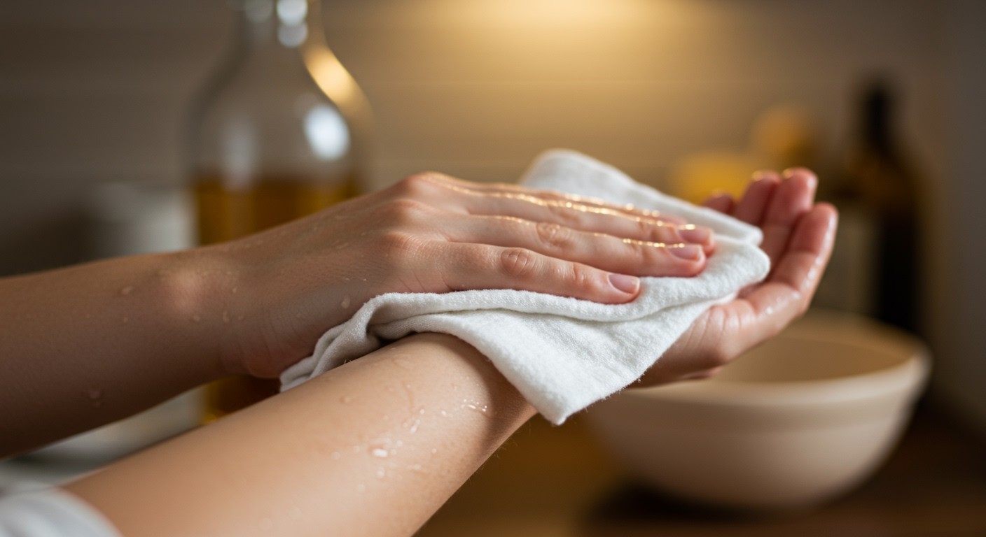 Az ecetes borogatás csökkentheti az izomfájdalmat és gyulladást.