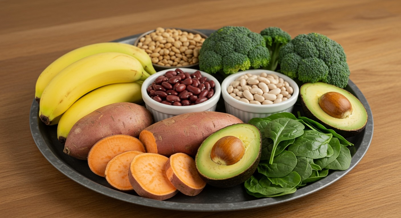 A káliumban gazdag ételek segítik a szív egészségét.