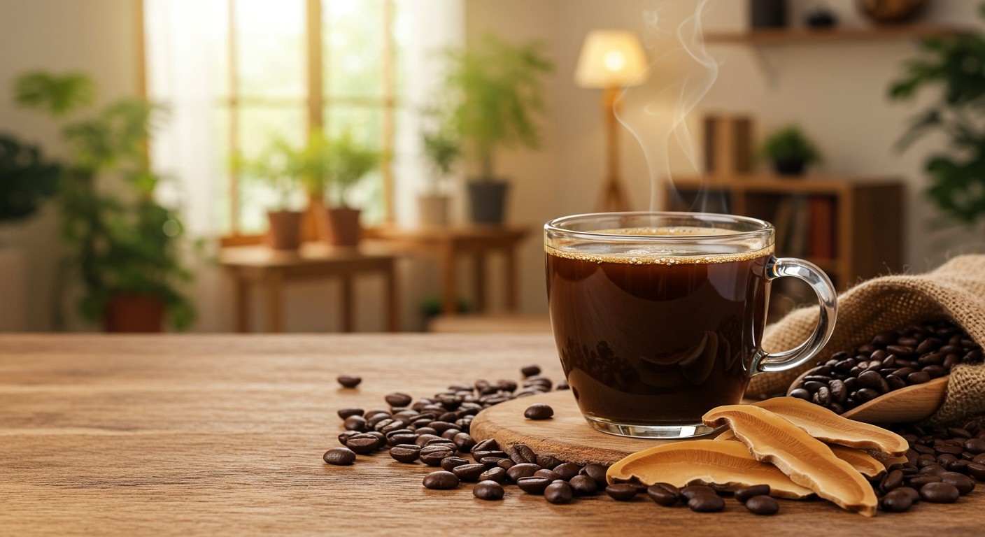 A Ganoderma kávé segít a stressz csökkentésében.