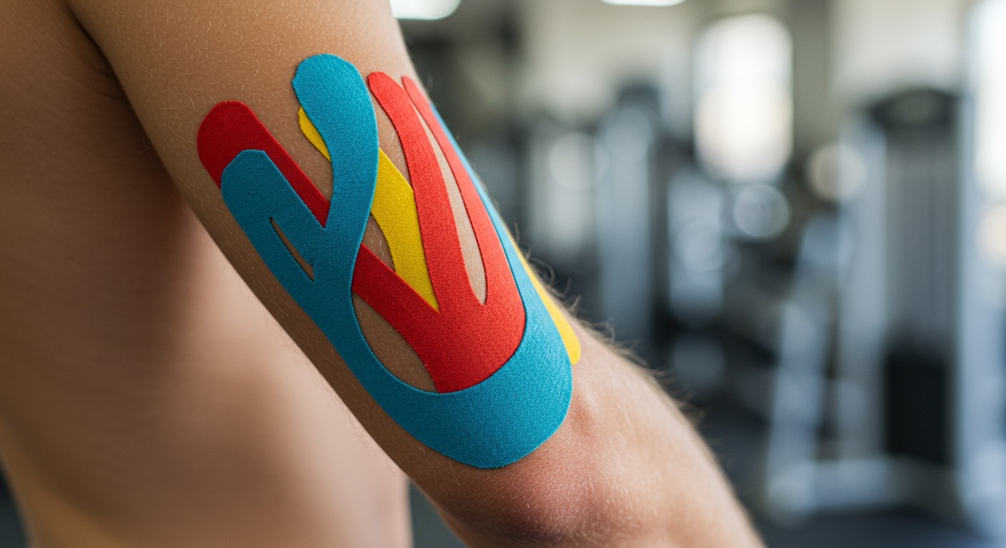 A Kinesio Tape segít a gyulladás csökkentésében és a fájdalom enyhítésében.