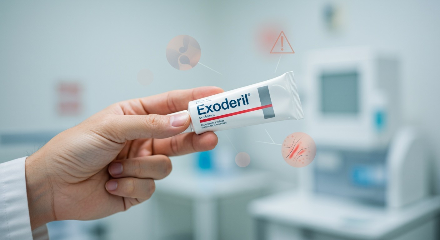 Az Exoderil használata bőrirritációt okozhat allergiás reakció esetén.