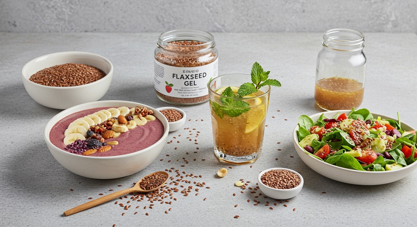 A lenmagzselé egészséges sűrítőként szolgál levesekben és turmixokban.