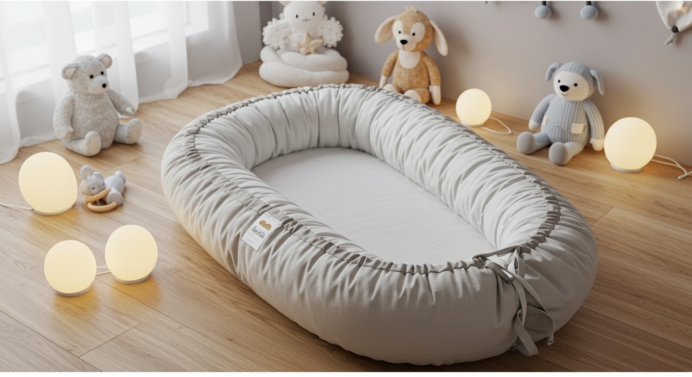 A babafészekhez légáteresztő és hypoallergén anyag ajánlott.