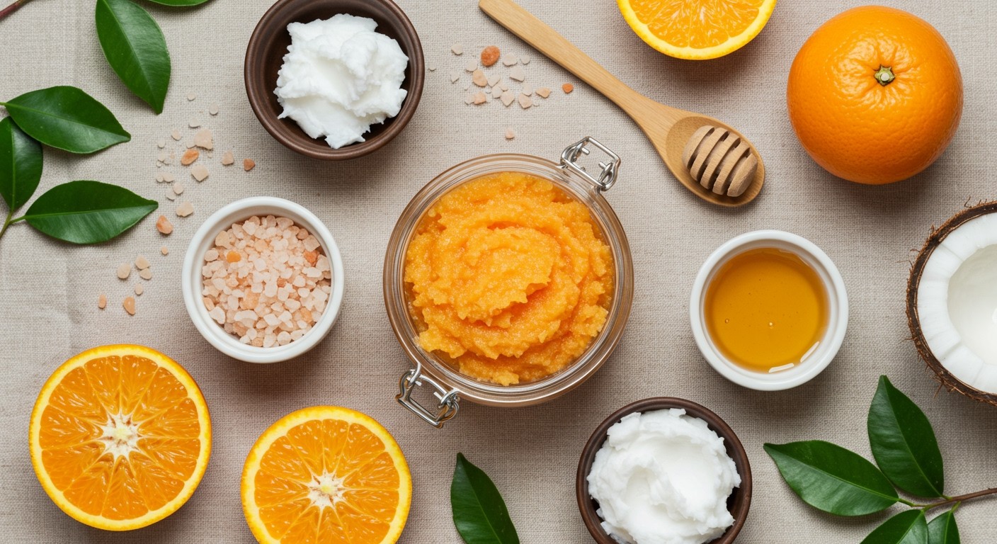 A narancsos testradír hidratálja és táplálja a bőrt.