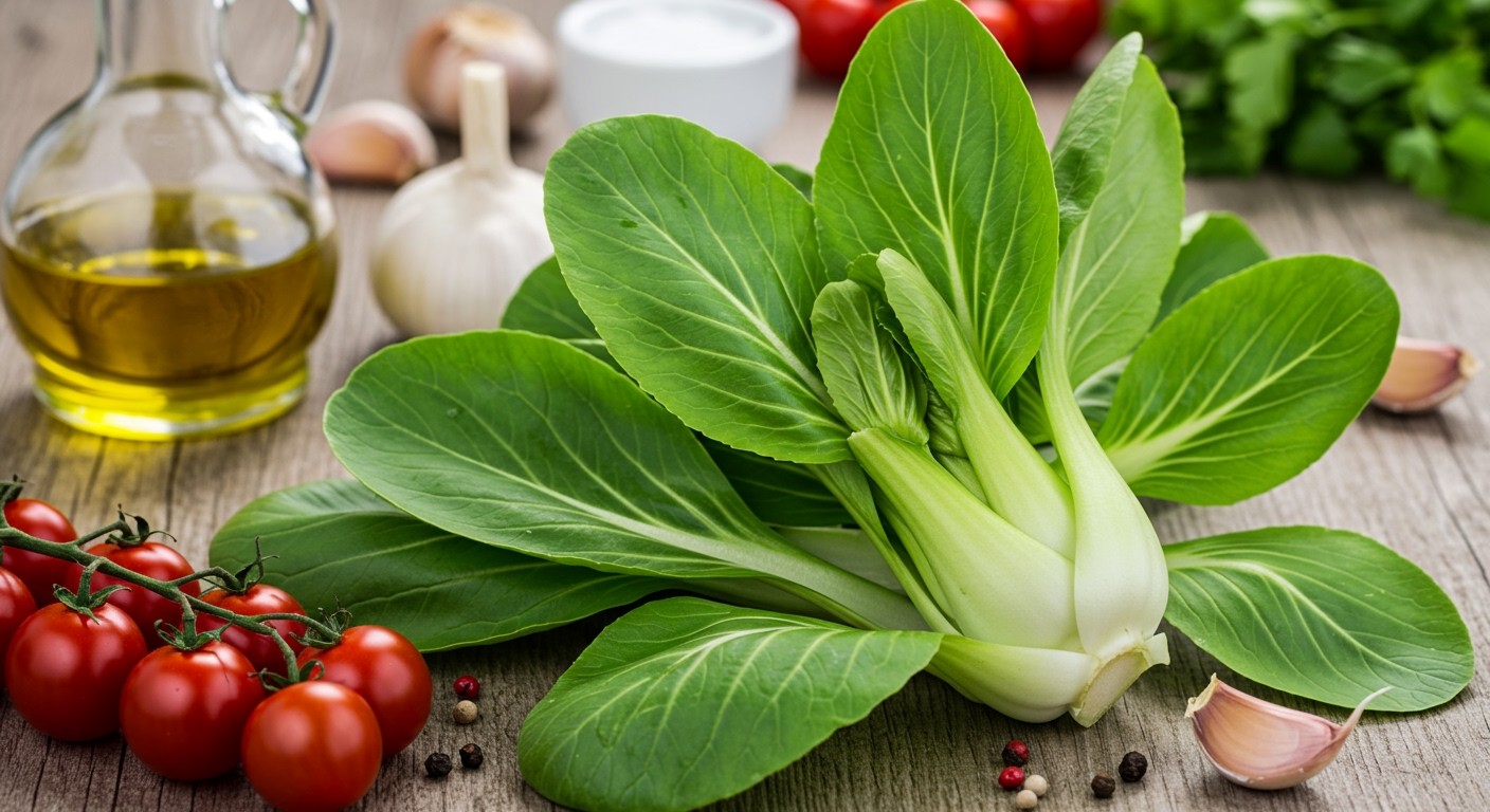 A pak choi levesek gazdag vitaminokban és ásványi anyagokban.