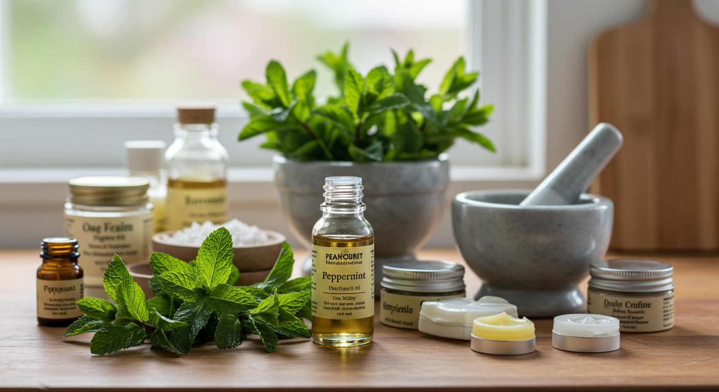 A mentaolaj frissíti a levegőt és csökkenti a stresszt.