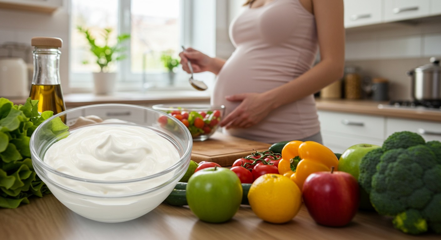 A tejföl gazdag kalciumban, segíti a fejlődő babát.