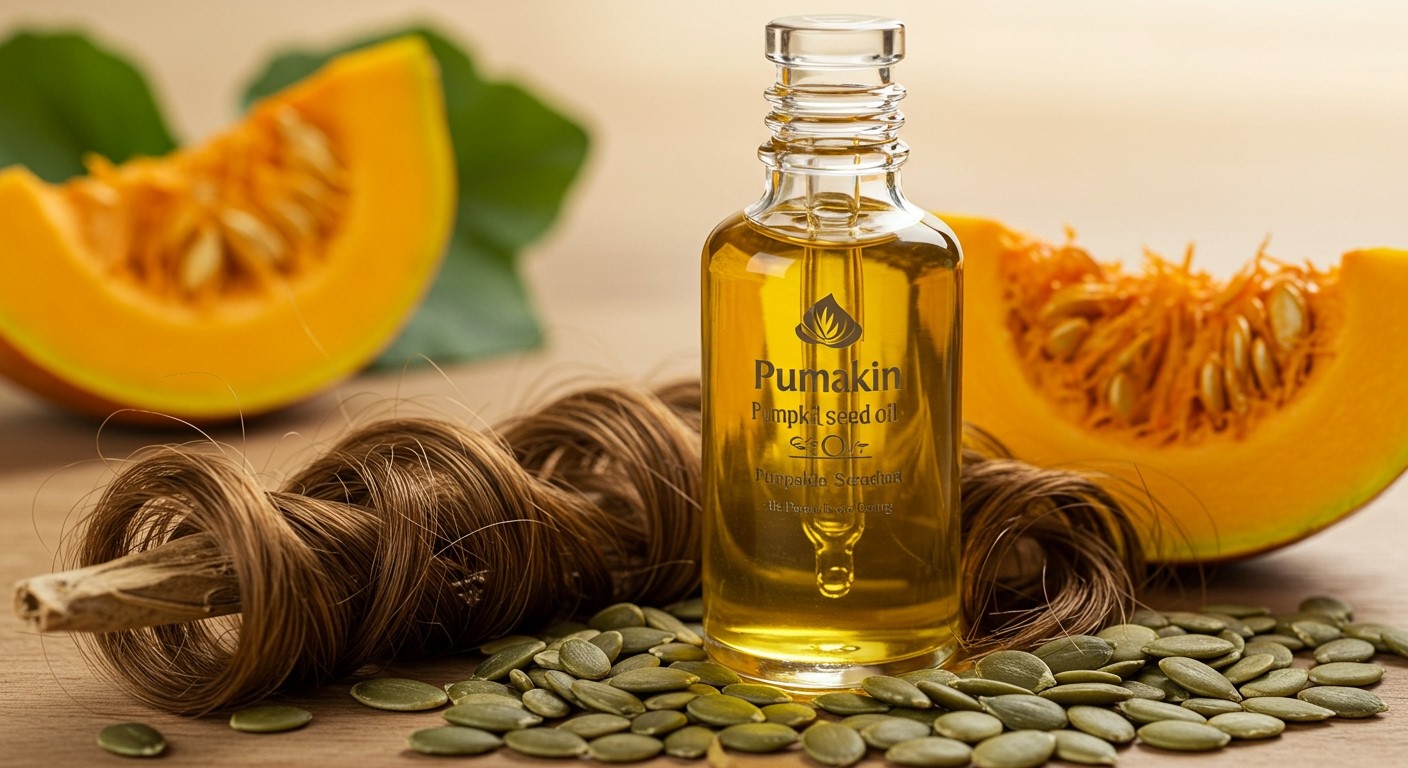 A tökmagolaj revitalizálja a száraz, töredezett hajat.