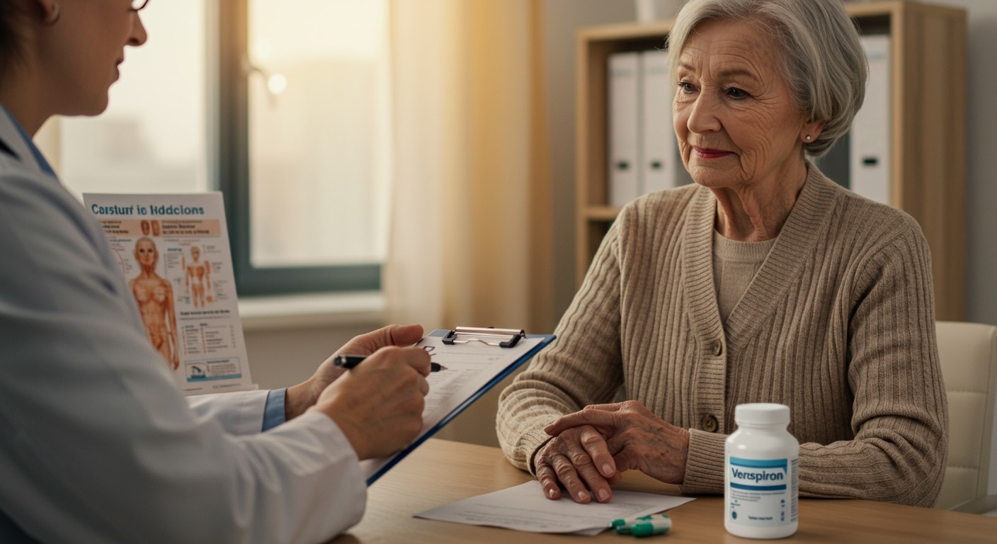 Időseknél a Verospiron használata különös figyelmet igényel.