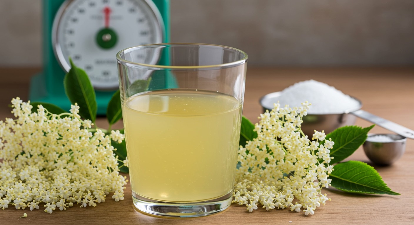 A bodzaszörp kalóriatartalma magas, cukorforrása is lehet.