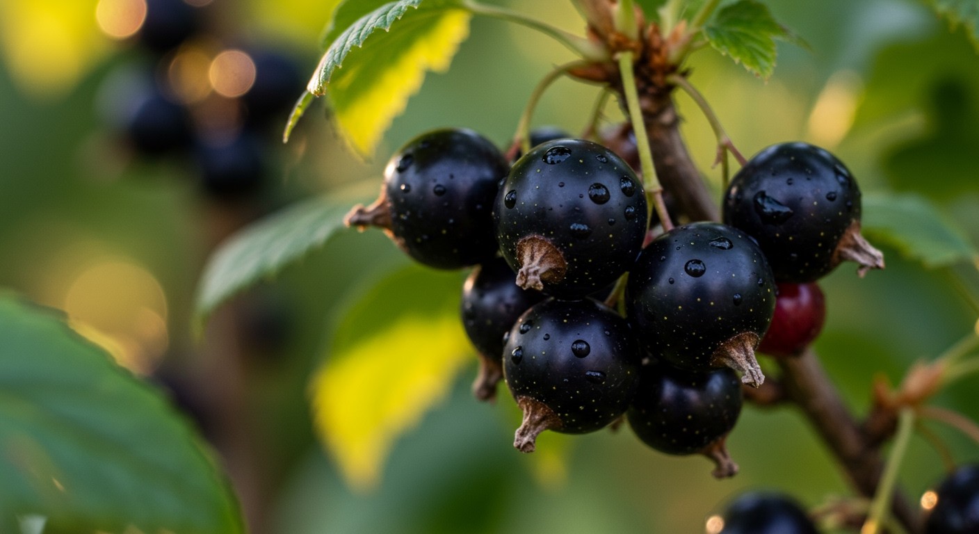 A feketeribizli antocianinjai segítik a szív egészségét.