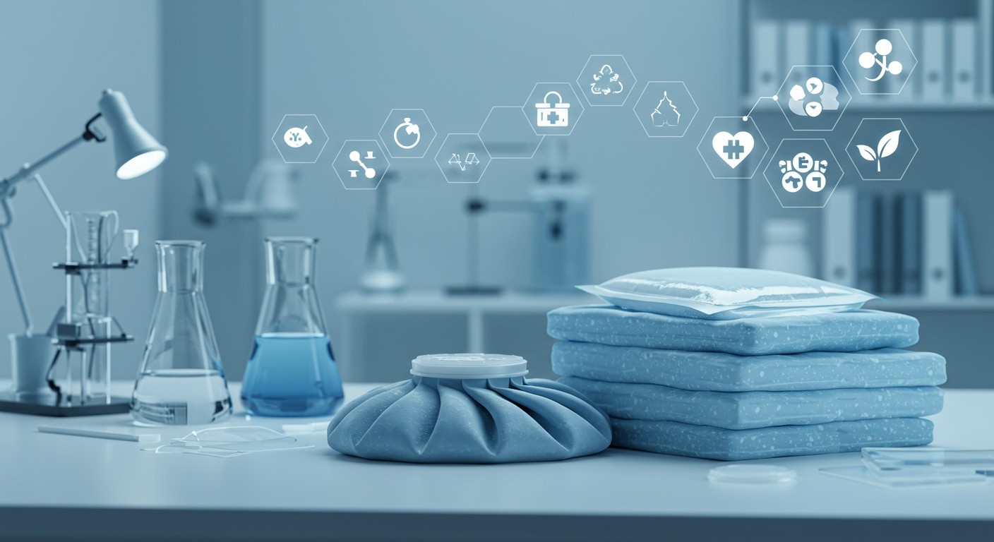 A jégakkuk újrahasználhatók, csökkentve a környezeti terhelést.