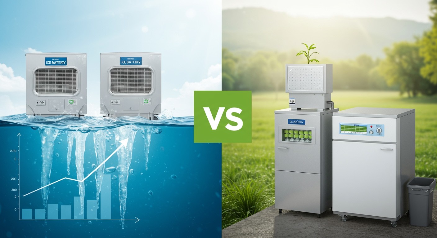 A jégakkuk csökkentik az energiafogyasztást és költségeket.