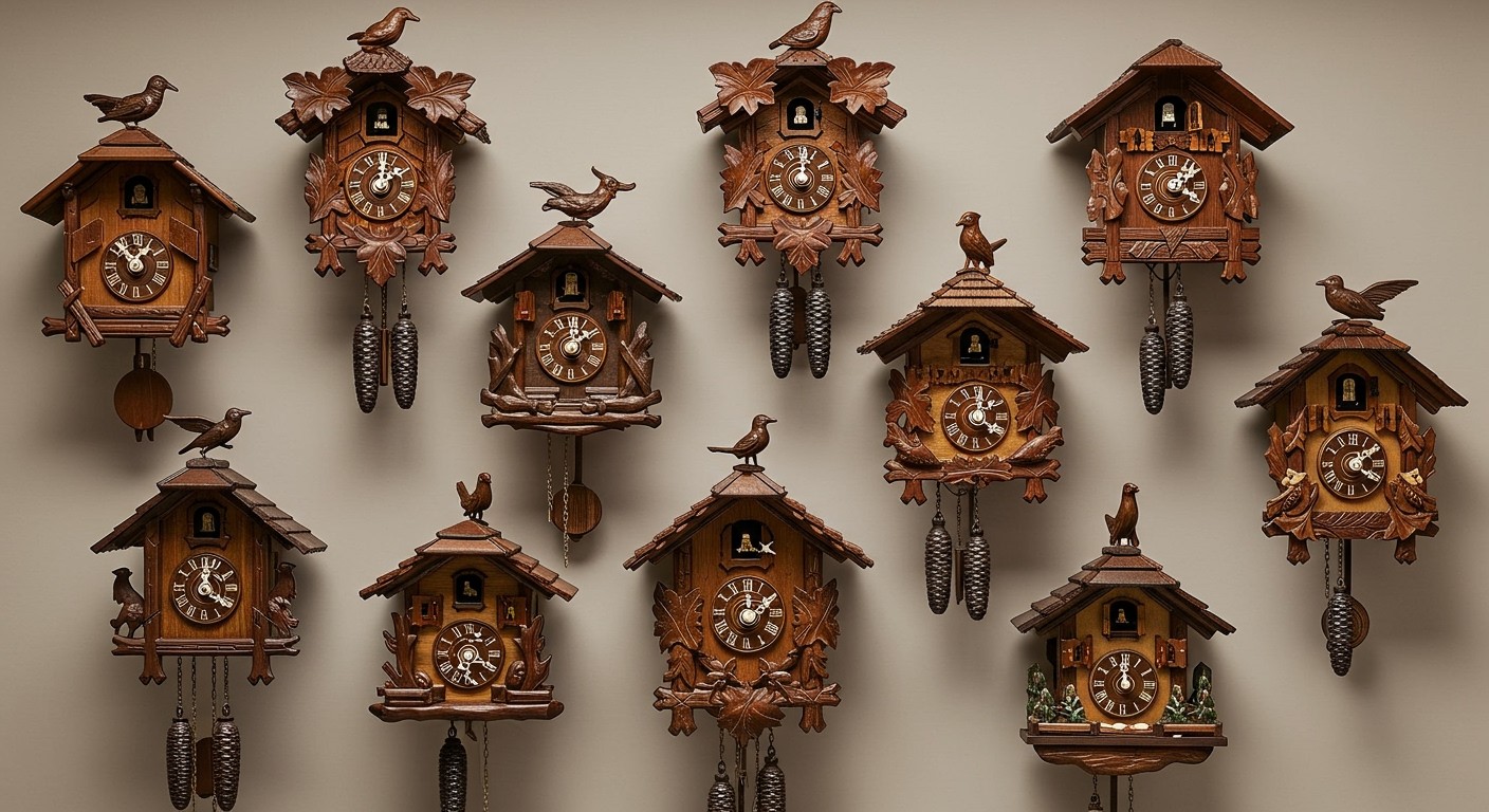 A kakukkos órák stílusa a hagyományt és innovációt ötvözi.