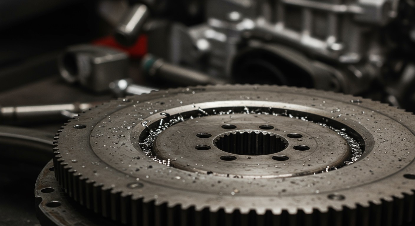 A kettős tömegű lendkerék kopásának jele a rezgés.