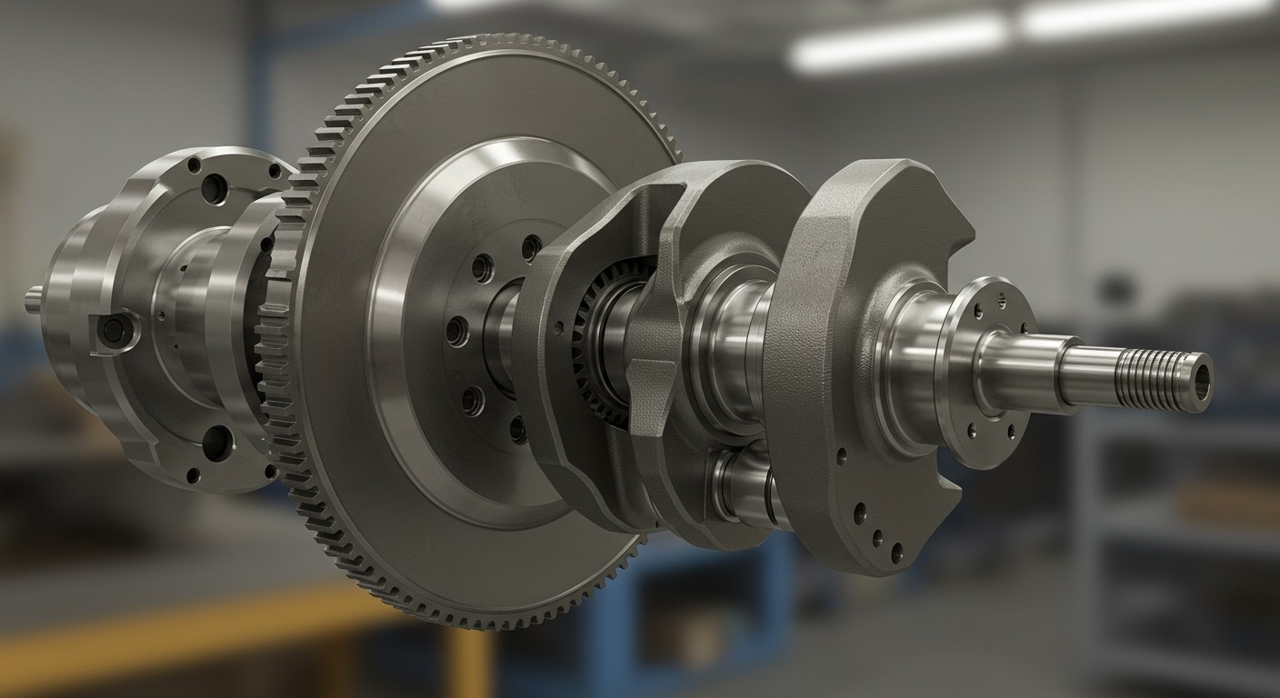 A lendkerék stabilizálja a motor járását és teljesítményét.