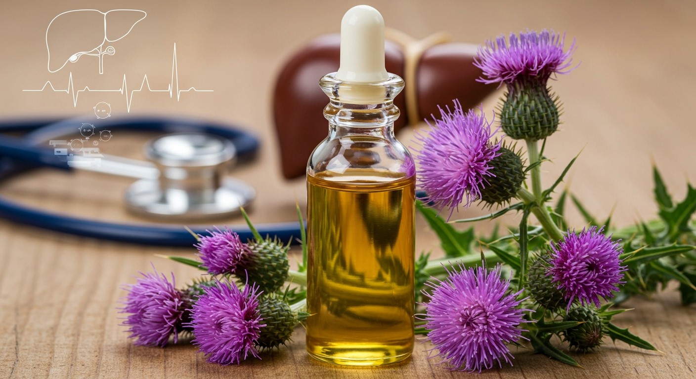 A máriatövis olaj segíthet a máj regenerálódásában.