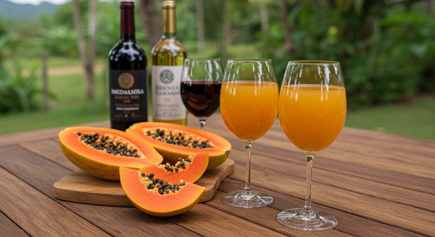 A papaya bor antioxidánsokban gazdag, így egészséges alternatíva.