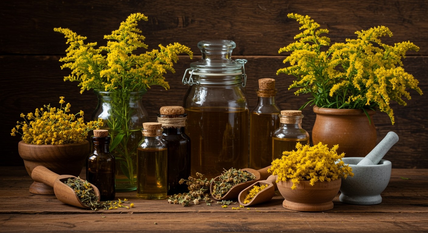 Az aranyvessző gyulladáscsökkentő hatása népszerű a népi gyógyászatban.