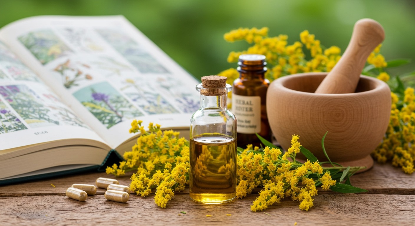 Az aranyvessző mellékhatásai közt allergiás reakciók is szerepelhetnek.