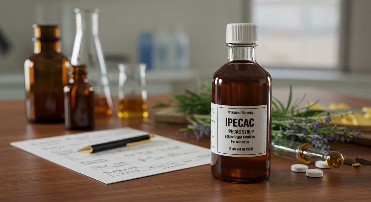 Az ipekakuána szirup használatát a 19. század elején kezdték.