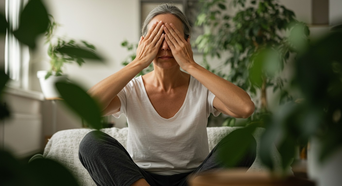 A palming serkenti a szem vérellátását és relaxál.