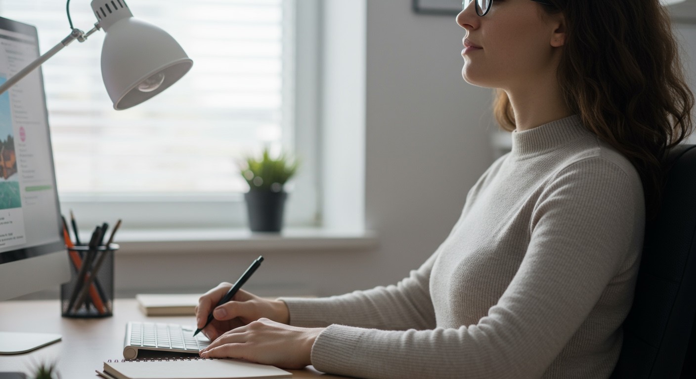 A szünetek beiktatása csökkenti a digitális szemfáradtságot.